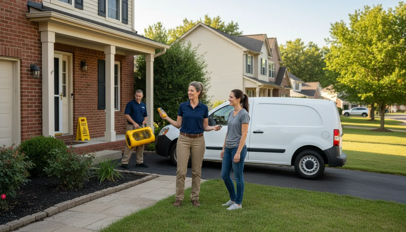 Water restoration image for Water Damage & Restoration Services in Nazareth, TX